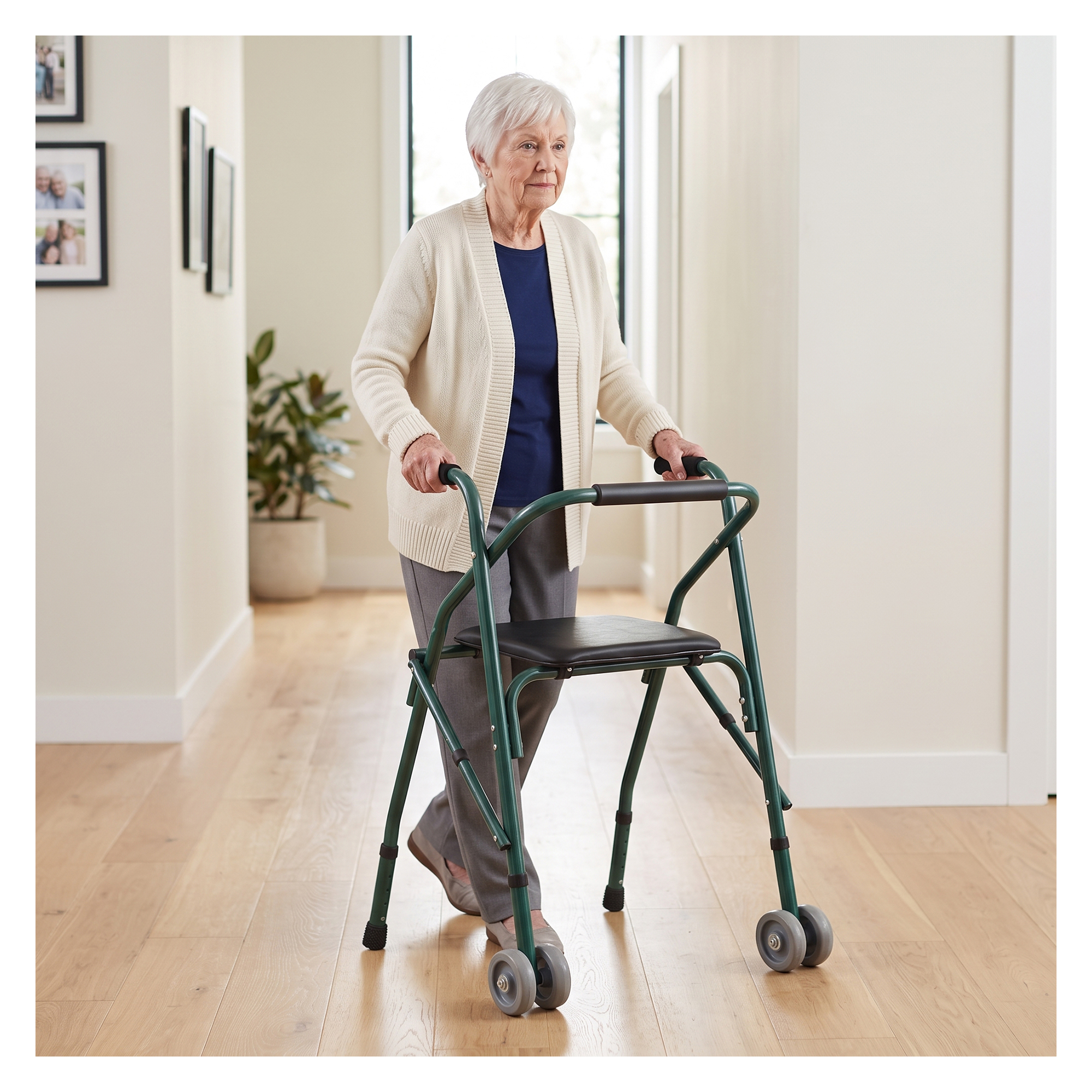 ANDADOR ROLLATOR GREEN FS914H - FOSHAN - Imagen 6