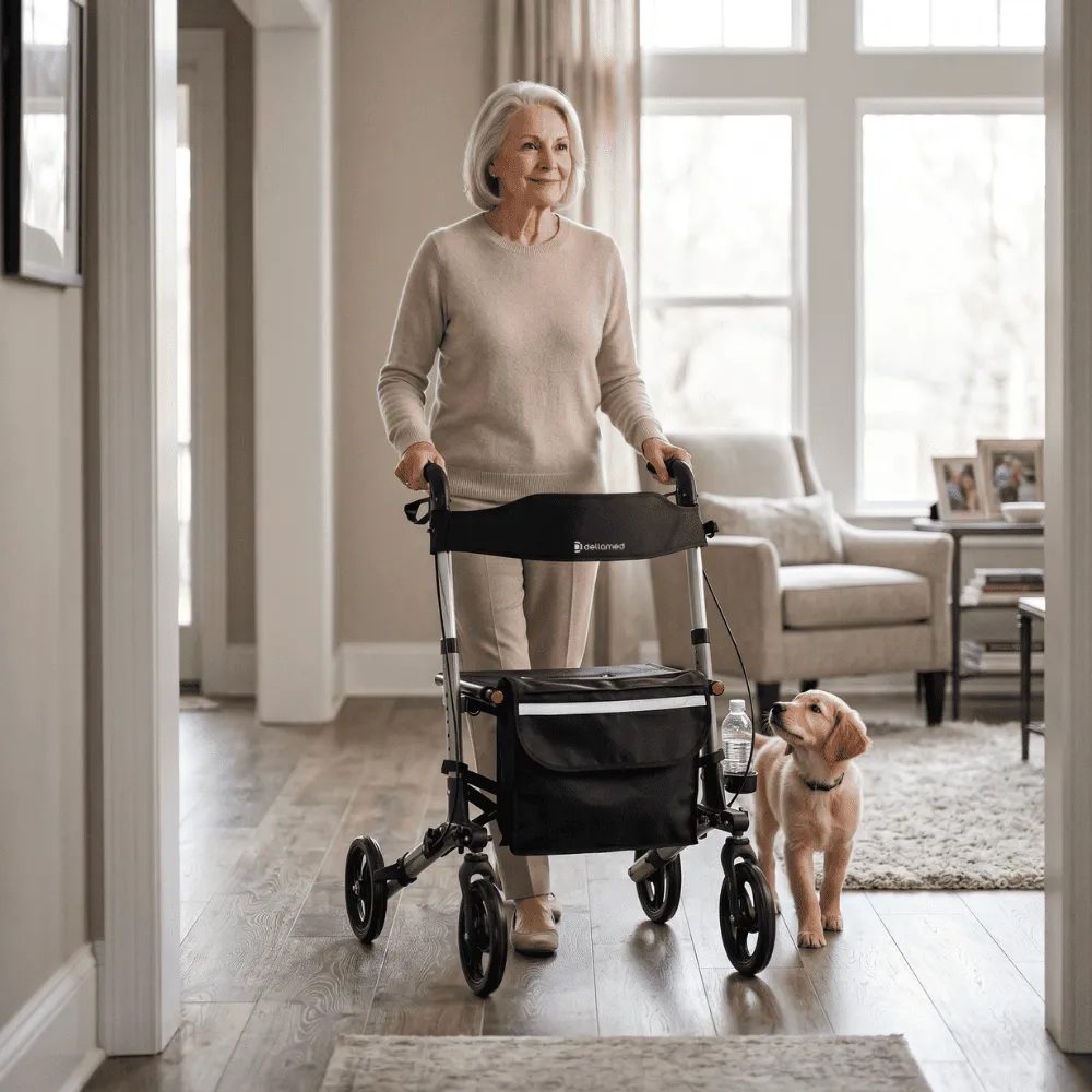 ANDADOR ROLLATOR D14 - DELLAMED - Imagen 6