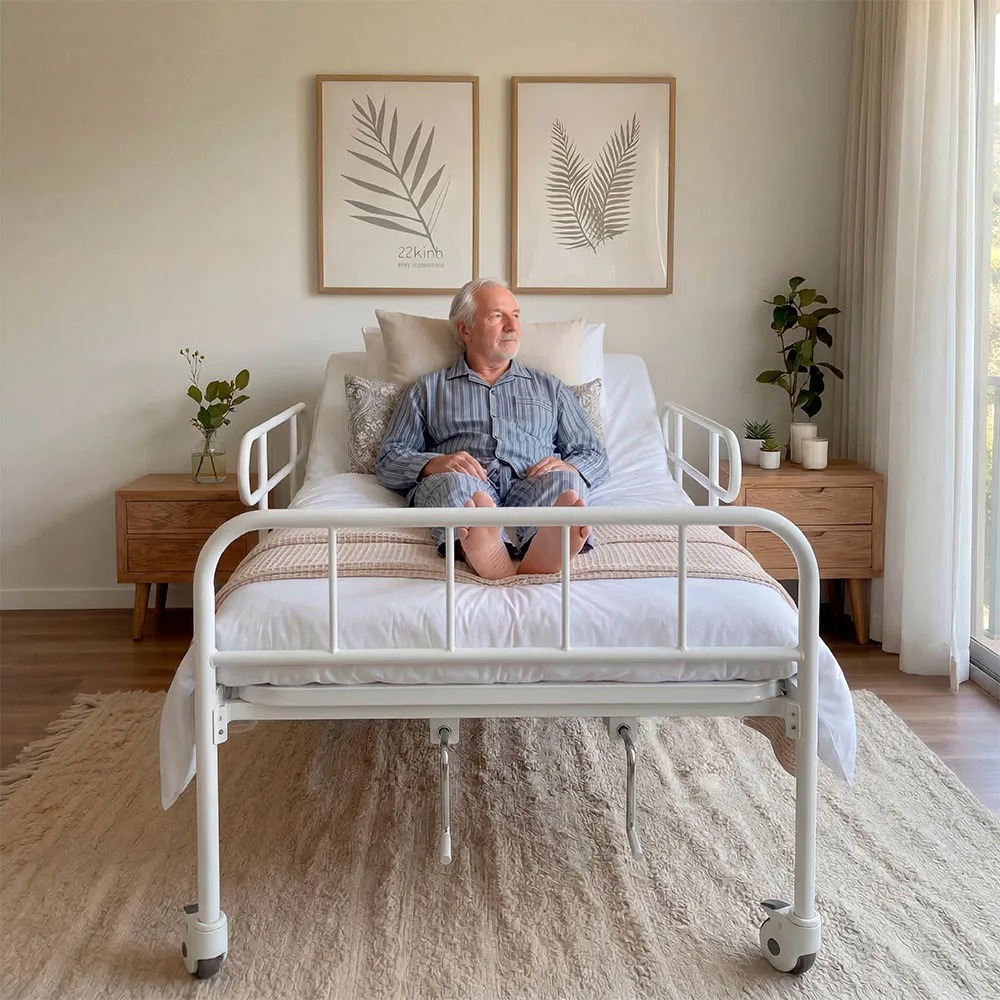 CAMA HOSPITALARIA DX2 MANUAL DE 2 MOVIMIENTOS - DELLAMED - Imagen 5