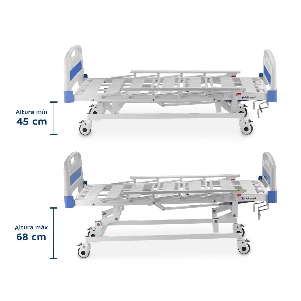 Cama Hospitalaria Manual DX3 - DELLAMED - Imagen 4