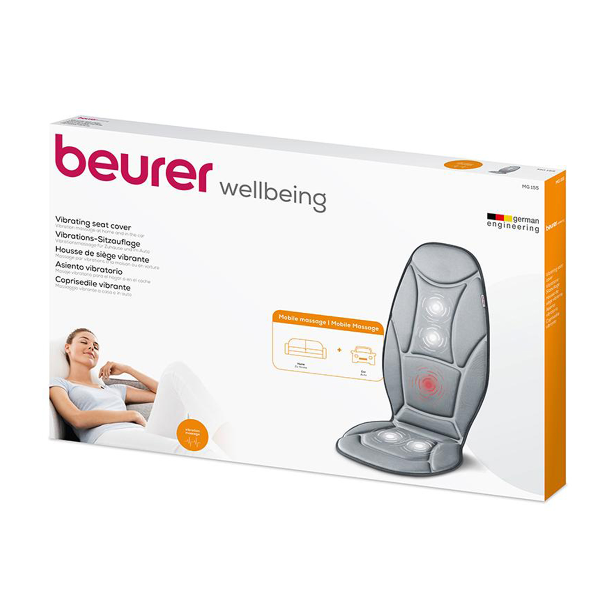 MASAJEADOR PARA ASIENTO MG155 - BEURER - Imagen 4