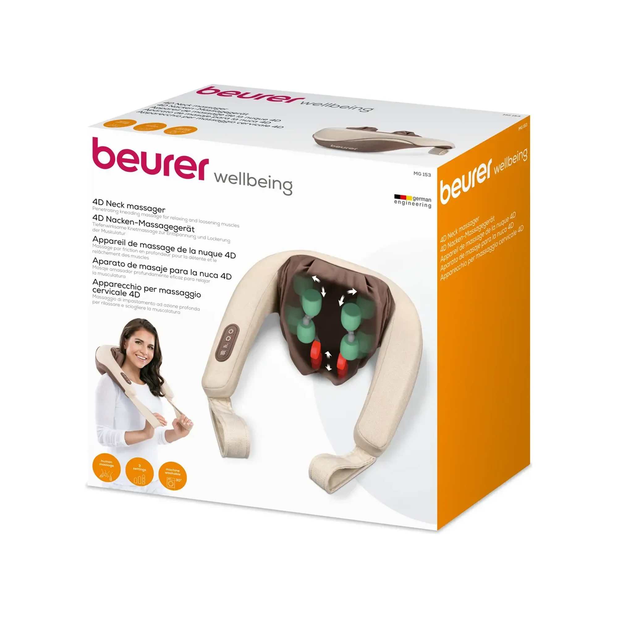 MASAJEADOR CERVICAL 4D MG153 - BEURER - Imagen 4