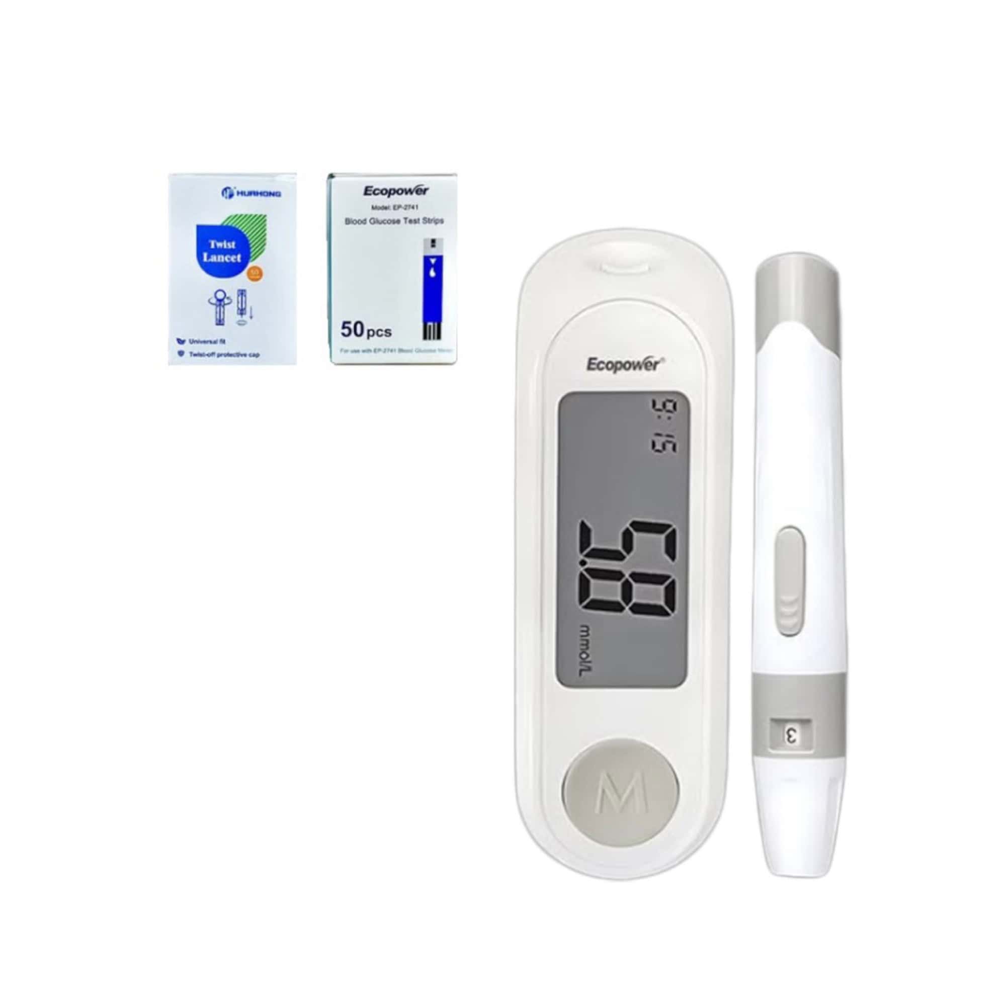 GLUCOMETRO ECOPOWER EP-2741 - Imagen 2
