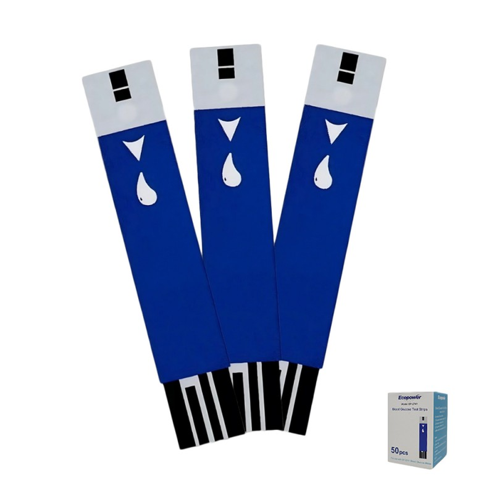 TIRA PARA GLUCOMETRO ECOPOWER 50 PCS EP-2741